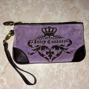 Juicy Couture Purple Clutch Wallet Y2K